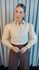 Camisa Feminina Manga Longa Bordada Flor - Cod: 299 - Nude