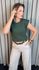 T-shirt Feminina Malha Aba - Verde - Cod 511