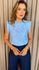 Blusa Feminina Em Lese 3D Delicada - Azul - Cod 329