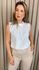 Blusa Feminina Clássica Com Detalhes De Pregas - Branca - Cod 319