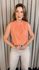 Blusa Feminina Clássica Com Detalhes De Pregas - Coral - Cod 319