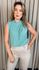 Blusa Feminina Clássica Com Detalhes De Pregas - Verde - Cod 319