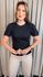 T-shirt Feminina Com Detalhe Na Manga - Preto - Cod 320