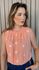 Blusa Feminina Delicada Bordada - Coral - Cod 313