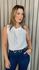 Blusa Feminina Delicada Bordada - Branco - Cod 313