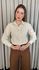 Camisa Feminina Bordada Flor - Cod: 323 - Nude