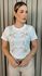 T-shirt Feminina Delicada Bordada - Branca - Cod 305