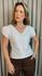 Plus - Blusa Feminina Em Lese Delicada - Branca - Cod 301