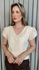 Plus - Blusa Feminina Em Lese Delicada - Off White - Cod 301