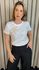 Plus - Blusa Feminina Detalhe em Trico Delicada - Branca - Cod 302