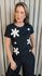 Plus - Blusa Feminina Detalhe em Trico Delicada - Preto - Cod 302
