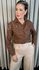 Camisa Feminina Manga Longa - Cod: 290 - Marrom
