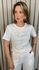 T-shirt Feminina Com Detalhe Flor - Branca - Cod 291