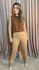 Calça Feminina Alfaiataria Flare - Nude - Cod 252