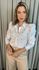 Camisa Feminina Manga Longa Bordada - Cod: 281 - Branca