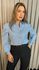 Camisa Feminina Manga Longa Poa - Cod: 275 - Azul