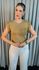 Regata Feminina Bordada - Cod 280 - Nude