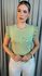 Regata Feminina Bordada - Cod 280 - Verde