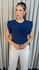 Regata Feminina Bordada - Cod 280 - Azul