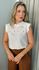 Blusa Feminina Sem Manga Bordada -Branca - Cod 262
