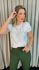 T-shirt Em Trico Bordada - Branco - Cod 244
