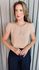 Blusa Feminina Poa Manguinha - Nude - Cod 528