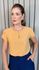 Blusa Feminina Delicada Manguinha - Mostarda - Cod 541