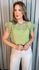 Blusa Feminina Bordada Delicada - Verde - Cod 538