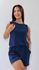 Baby doll com malha suede canelada liso