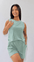 Baby doll com malha suede canelada liso