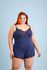 Baby Doll Plus em Liganete Lisa com Detalhe de Renda no Busto e Barra do Short