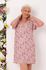 Camisola em Liganete Estampada com Renda