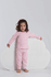Pijama de Bebê em Cotton Liso com Calça e Manga Comprida