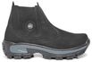 Bota Coturno Botina de Couro Tratorada Elástico 040 Preto