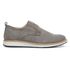Sapato Casual Masculino Loafer Couro de Amarrar Cinza 9004 Cinza