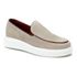 Sapato Casual Masculino Couro Bege Slip On 5503 Bege