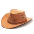 Chapéu Country de Couro Cowboy Rodeio Americano Banana