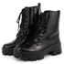Bota Coturno Plataforma Tratorada Blogueira Ziper 7001 Preto Verniz