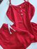 Pijama de Algodão - Vermelho