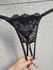 Calcinha Secretária Pingente - Preto