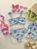 Biquini Com Saida Stitch Azul 