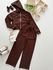 Conjunto Mari Juvenil Marrom 