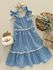 Vestido Midi Louise Azul 