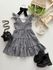Vestido Marilia Xadrez Preto 