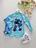 Vestido Moletom Stitch Azul 