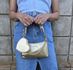Bolsa Pochete Malu Metalizada Ouro Light