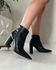 Bota Feminina Couro Preto Salto Bloco Donna Clô 
