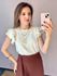 Blusa Malha Laise - Offwhite