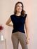 Blusa Transpasse - Preta