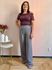 Calça Wide Leg Ananda - Cinza